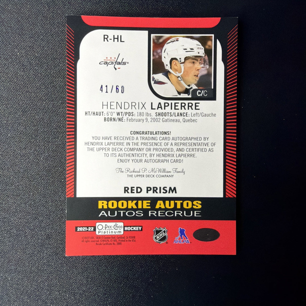 Hendrix Lapierre photo 2