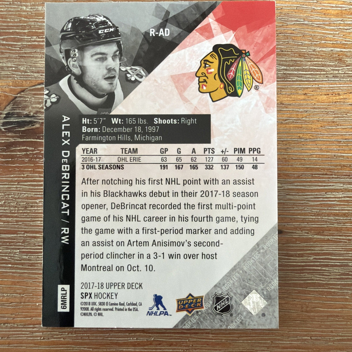 Alex DeBrincat photo 2