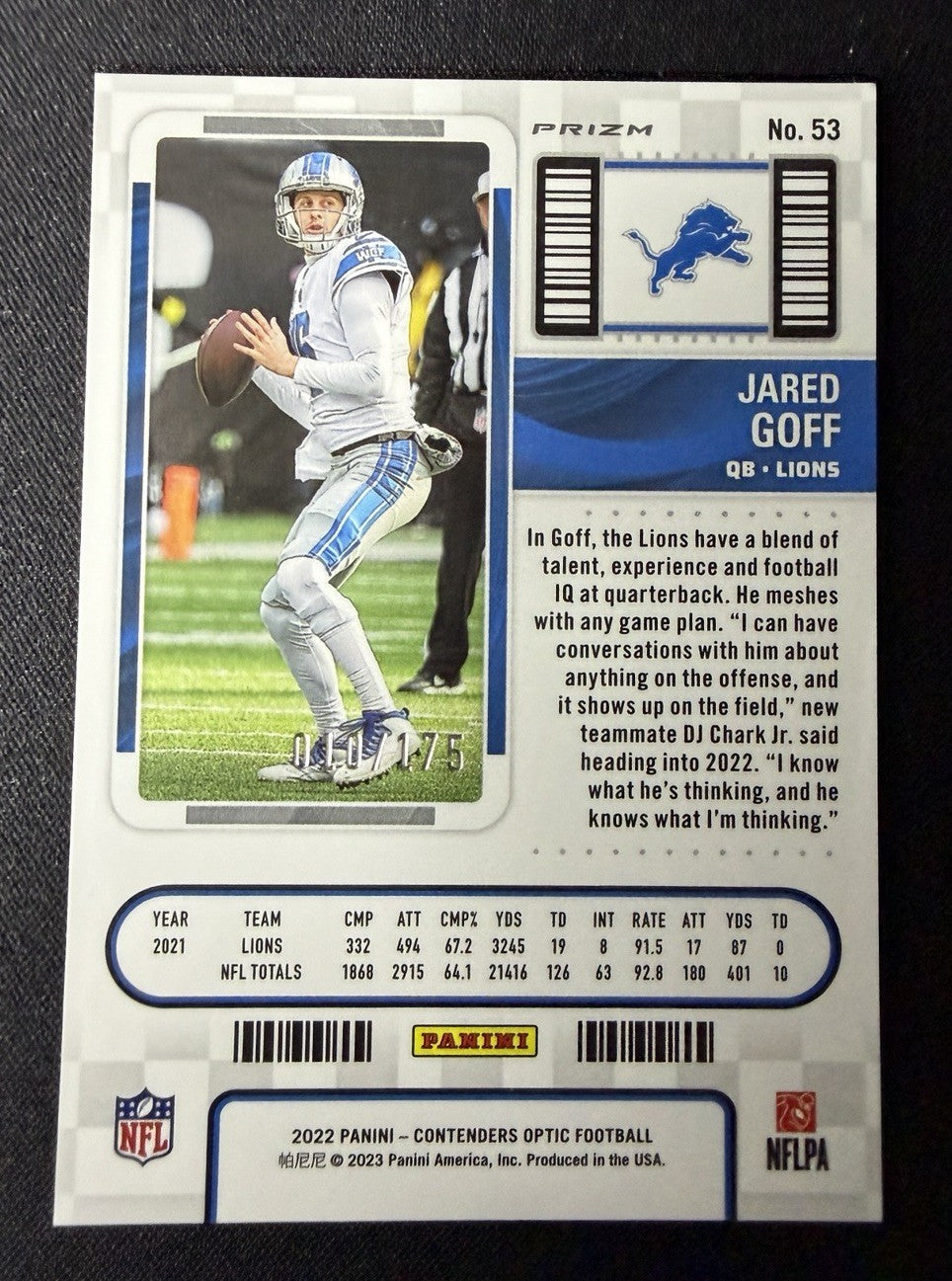 Jared Goff photo 2