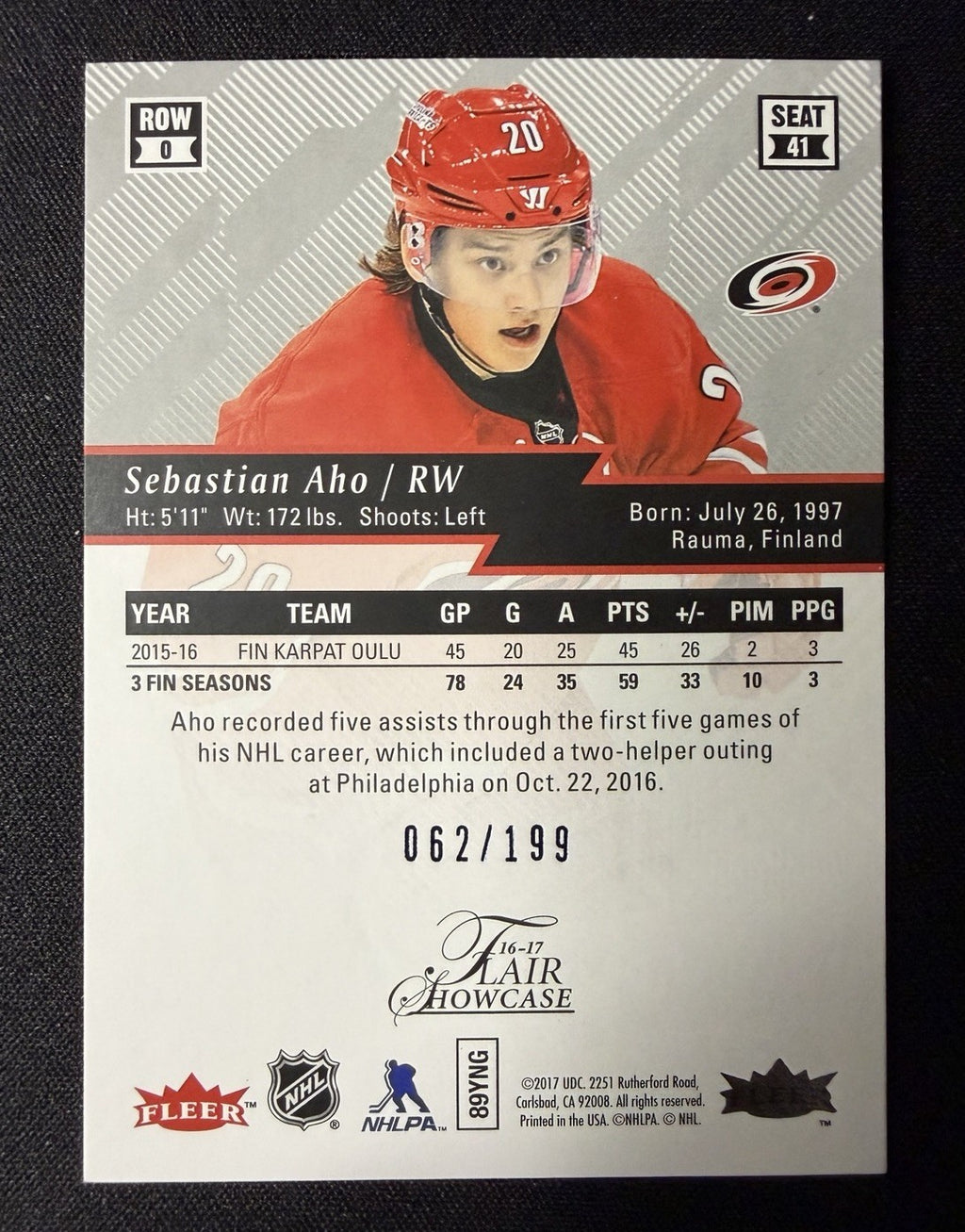 Sebastian Aho photo 2