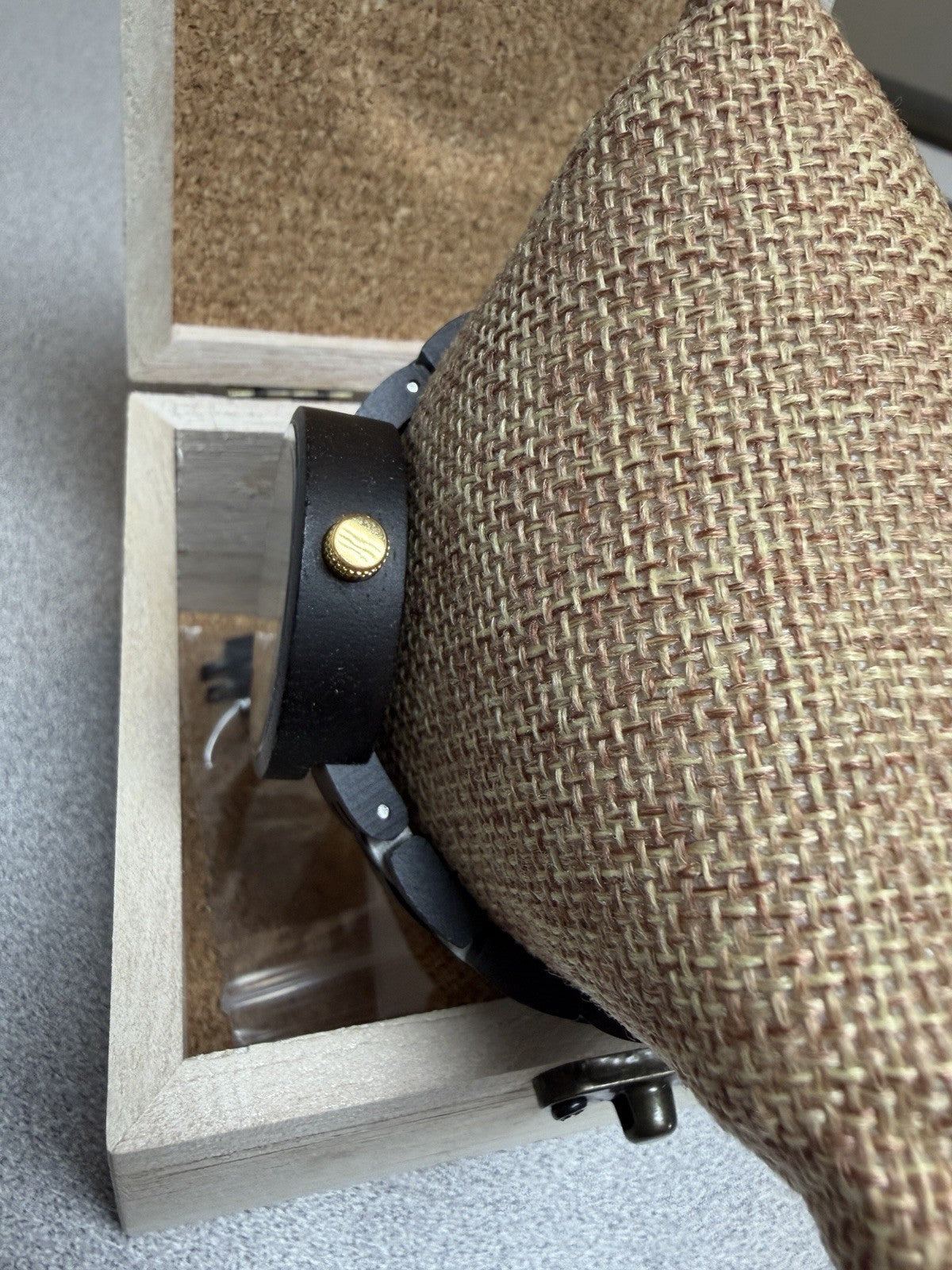 Avantwood Dark Ebony Gold Watch photo 3