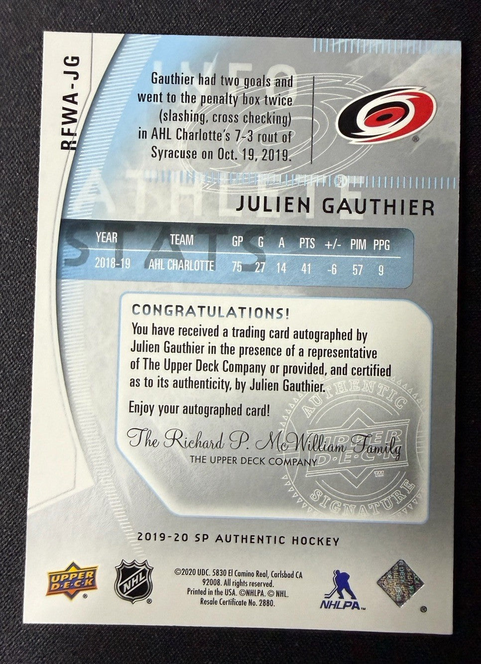 Julien Gauthier photo 2