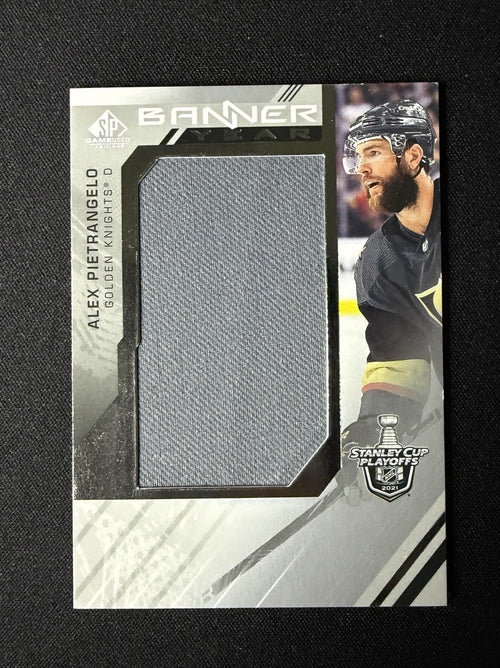 2021-22 SP Game Used Stanley Cup Patch Alex Pietrangelo Vegas Golden Knights