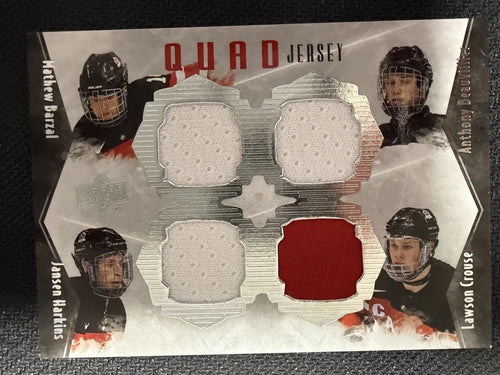 2015 Team Canada Junior Mathew Barzal Lawson Crouse Anthony Beauvillier TCQ-BBHC
